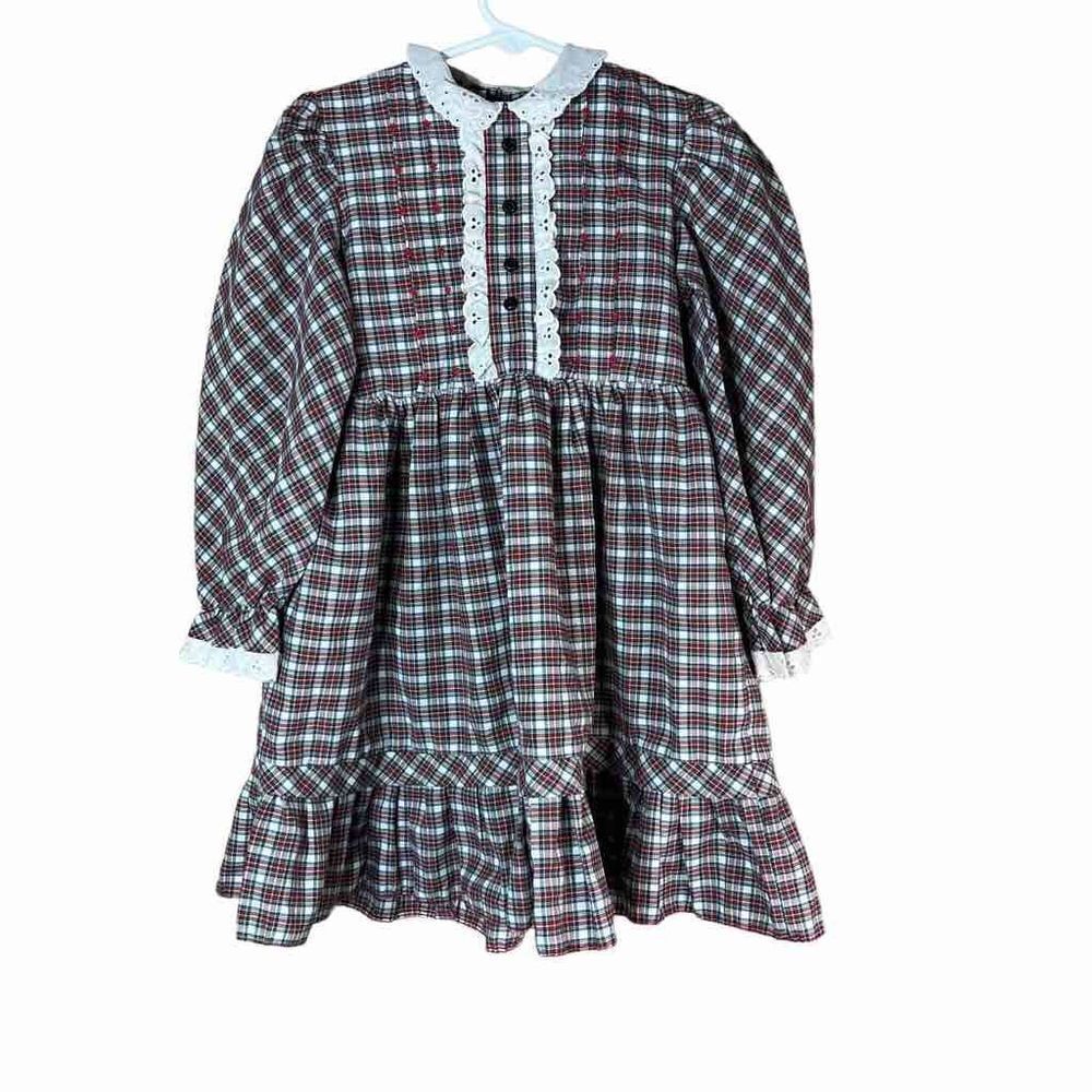 ‎Vintage
Polly Flinders Christmas Plaid Dress